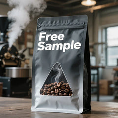 PET Plastic Food Grade Cafe Bean 1lb Tea Coffee Pouches With Air Release Foil Pouches