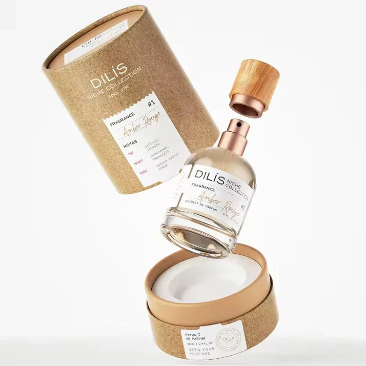 Printed Skincare Essential Oil Bottle Paper Tube Cylinder Packaging Cardboard Tube Packaging Biodegradable Cosmetic Paper Tubes