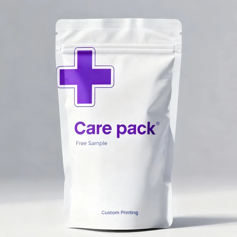 Wholesale Medicine Powder Heat Seal Foil Mylar Plastic Capsule Pill Packing Bags With Resealed Zipper