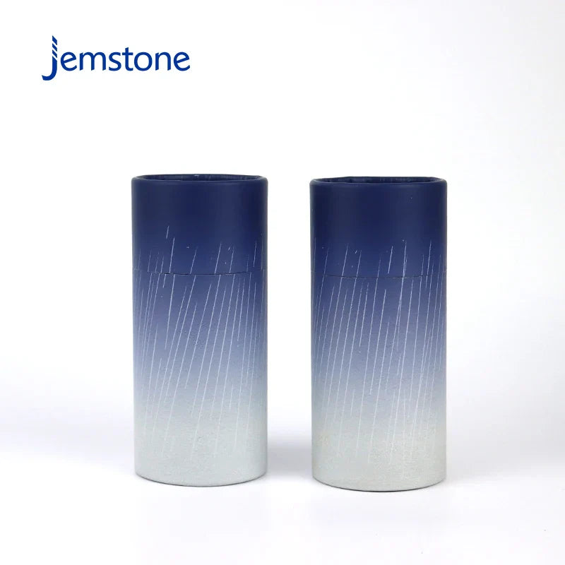 Custom Eco Luxury Kraft Cardboard Cylinder Box Perfume Packaging Food Tea Coffee Spice Powder Paper Tube