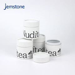 Custom Biodegradable Kraft Cardboard Food Tea Bag Powder Coffee Tube Packaging Cosmetic Perfume Candle Paper Tube