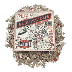 Wholesale Custom Printing Paper Cardboard Japan Sumo Brain Game Puzzles 500 1000 Pieces Jigsaw Puzzle for Kids Adults