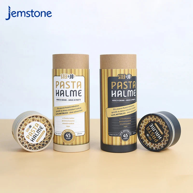 Customized Logo Composite Paper Cans Designed CMYK Printing Salt Seasoning Spice Paper Tubes