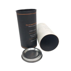 Wholesale Custom Metal Cover Cardboard Paper Tube for Food & Beverage Packaging Round Box
