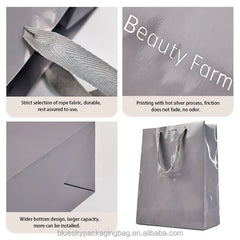 Extra Large Capacity Shopping Paper Bag with Reinforced Handle - Wholesale for Supermarkets, Clothing Stores