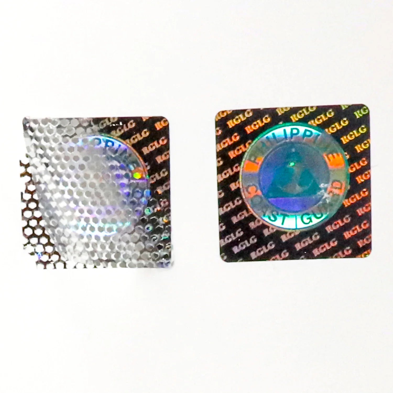 Custom 3D Scratch off Rainbow Qr Code Anti-counterfeiting Hologram Sticker Laser Label Printing