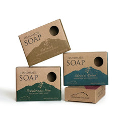 Recycled Brown Paper Kraft Die Cut Soap Packaging Box Cardboard Boxes for Soap