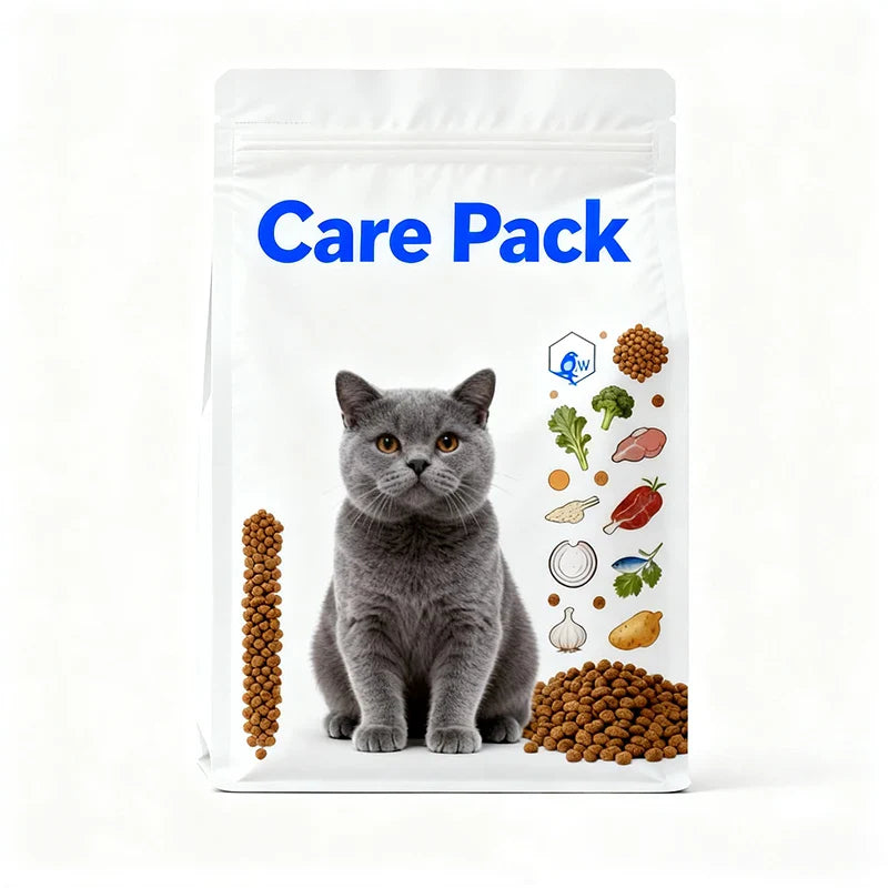 Dog Pet Treat Food Packaging Ziplock Pouch Cat Dry Kibble Plastic 8 Side Seal Foil Thick Zipper PLA PET Grade Mylar Bags