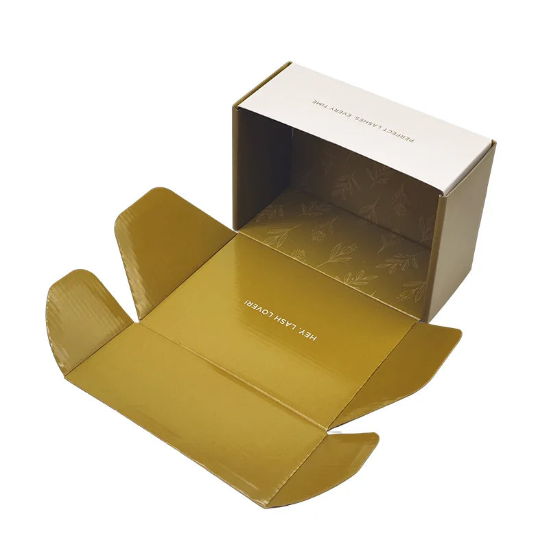Factory Jewelry Press on Nails Cosmetic Corrugated Mailing Shipping Mailer Boxes With Custom Logo Boxes for Products Packiging
