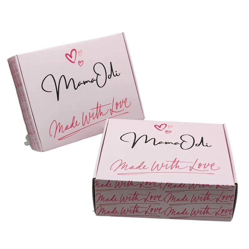 Customized Eco Friendly Matt Lamination Recycled Folding Gift Shopping Packaging Square Mailer Kraft Paper Boxes for Clothing