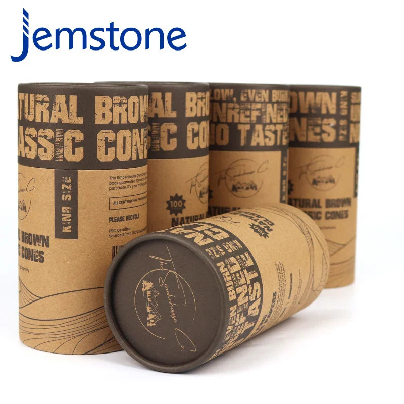 Custom Black Push up Gold Foil  Paper Tube Box Packaging Packaging Food Bottles Round Luxury Cardboard Tube