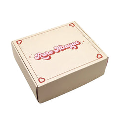 Luxury Corrugated Shipping Eyelash Press on Nails pink Boxes Custom Carton Gift Box Packaging with logo Packaging