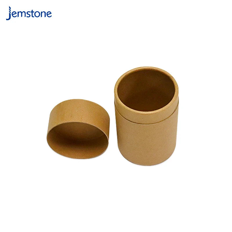 Custom Eco Friendly Luxury Tea Cylinder Tube Box Packaging Cardboard Wholesale Cosmetic Kraft Paper Tube