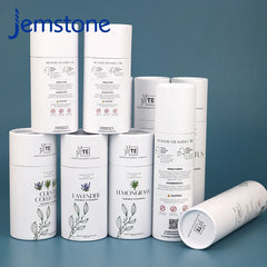 Custom Food Waterproof White Round Product Bottles  Kraft Push up  Paper Tube Box Sealing Paper Tube Packaging