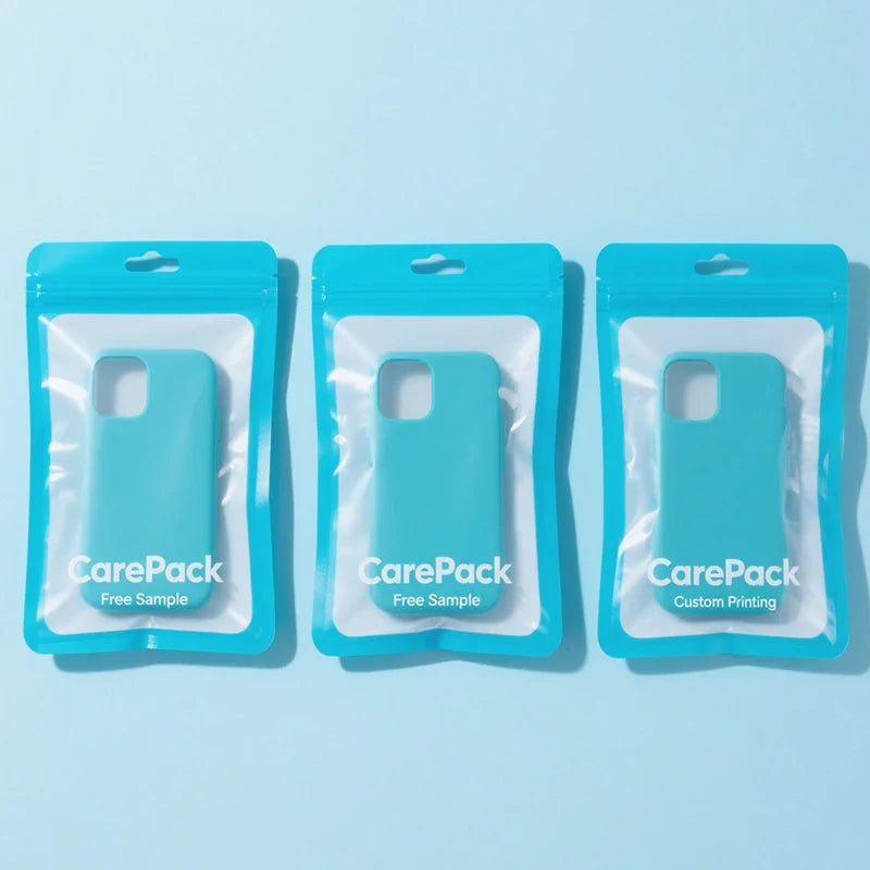 Waterproof Pouch Iphone 17 Resealable OPP Clear Laminated Mobile Ziplock Bags for Phone Case Accessories