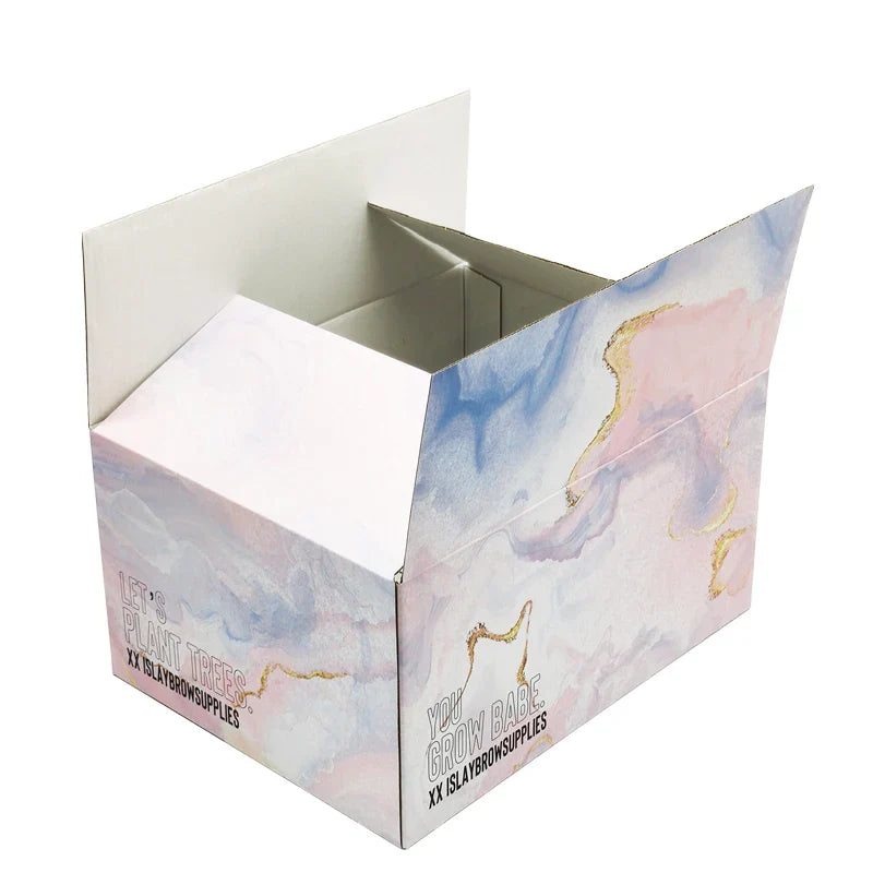 Wholesale Recyclable Corrugated Cardboard Delivery Emballage Carton Package Black Packaging Carton Box for Pack Carton Sale
