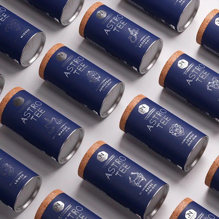 Custom Design Food Grade Paper Tubes Packaging Tube for Coffee and Tea Paper Tube