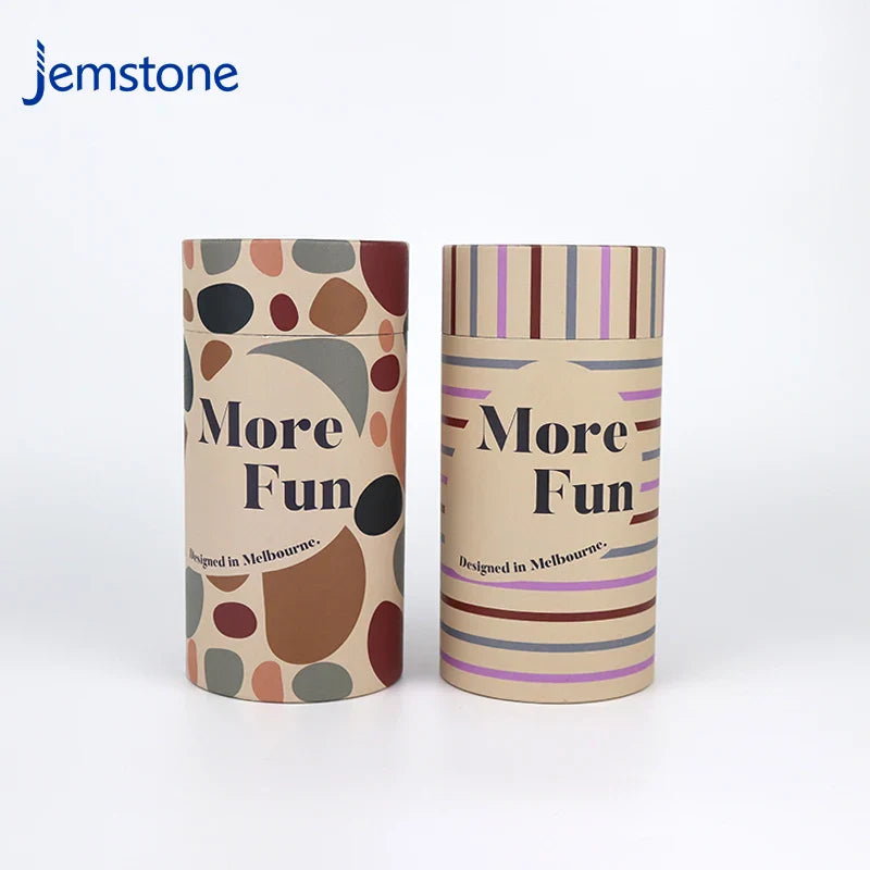 Eco-Friendly Cardboard Kraft Tube Paper Custom Scarves Clothes Cylinder Packaging Round Paper Tube for Shirt Packaging