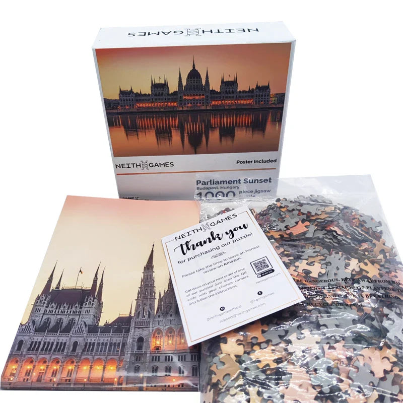 Wholesale Customized A3 Size Kids 500 Blank Jigsaw Puzzles Mat Boards Game Manufacturers 1000 Pieces for Adults Educational