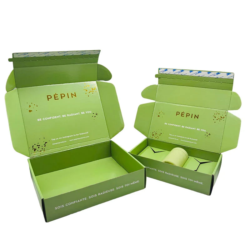 Custom Private Label Corrugated Cardboard Personal Care Packaging Shredded Paper Gift Boxes for Shipping Packiging