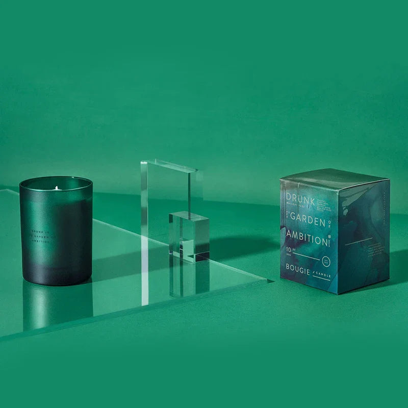 Customized Assorted Textured Matt Fancy Art Paper Foldable Candle Gift Box Candle Packaging Boxes with Inserts