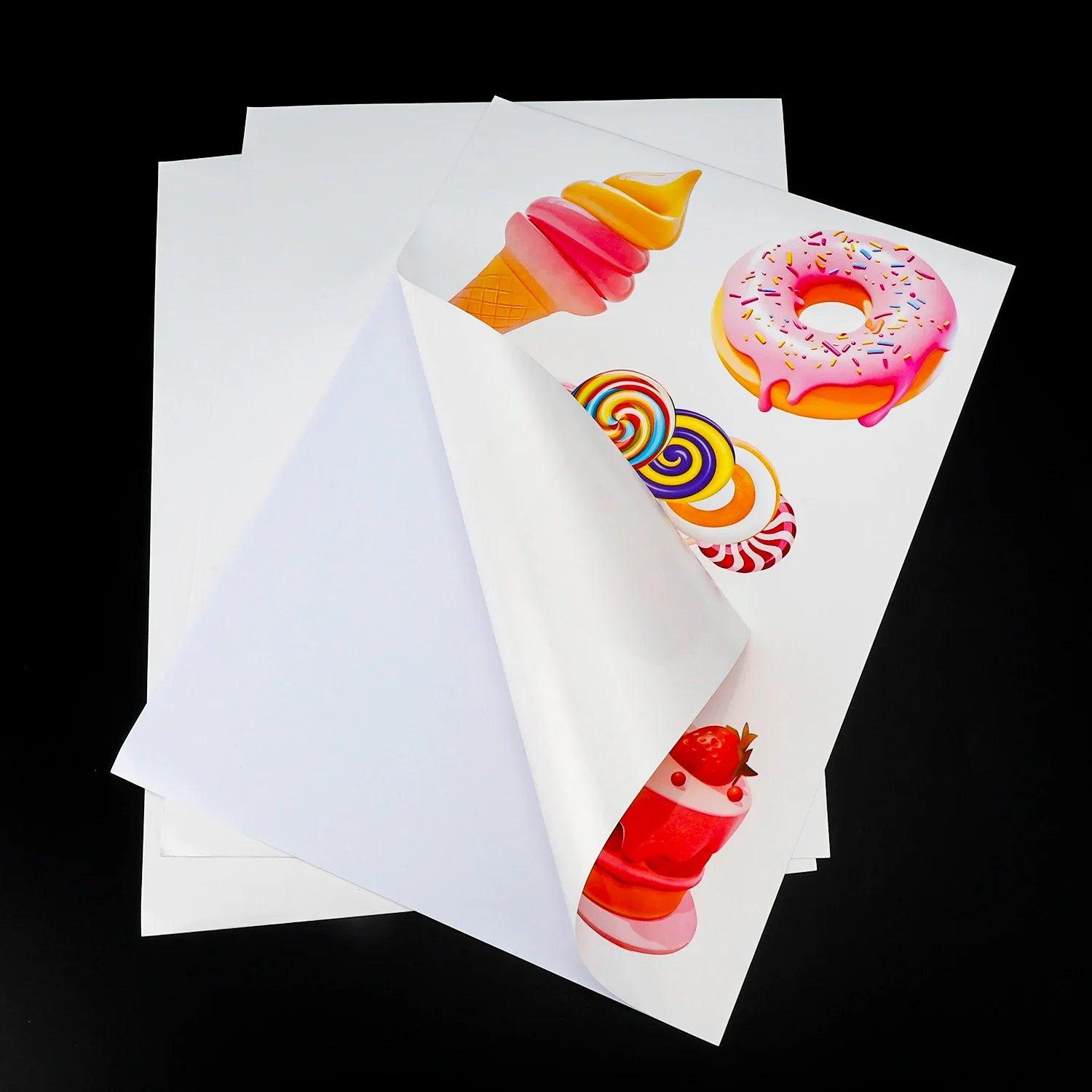 Inkjet Printer Printable A4 8.5"x11" Printed Waterproof Self-adhesive Glossy/Matte Label Vinyl Sticker Paper for Cosmetic