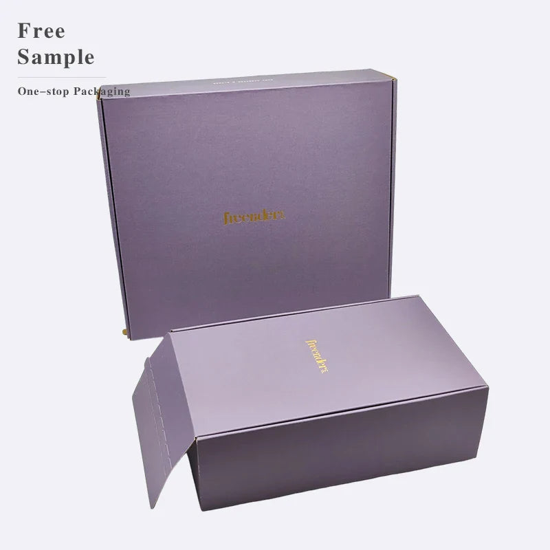 Cardboard Packing Cajas Garment Packaging Box Custom Logo Shoe Mailer Shipping Box Gift Packaging Paper Boxes for Packiging