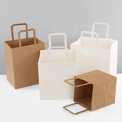 OEM/ODM Customized Hot Sale Multi-size & Color Kraft Paper Bags Luxury Clothing Gift Kraft Bag with Twisted Handle