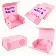 Magnet Paper Box Hard Rigid Clothes Package High End Gift Emballage Collapsible Folding Foldable Boxes With Magnetic Lid