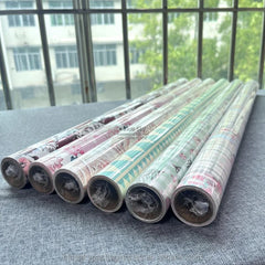 Premium Gift Wrapping Paper Rolls, Kraft & Glossy Paper for Birthday/Christmas/Party, 20x300cm, Custom Printing Available