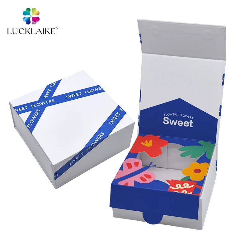 Custom Logo Premium Gift Box Luxury Large Package Cardboard Paper Hoodie Shoes Clothes Magnetic Packaging Box With Handle