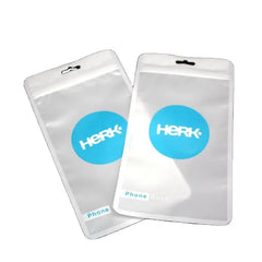 Clear Windows Plastic Phone Case Zip Lock Bags Custom Printed Accessories Packaging Bags