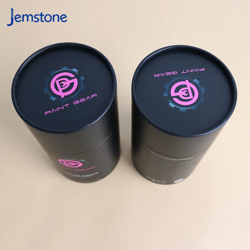 Printing Paper Gift Round Tea Tube Gift Paper Packaging Box Paper Box Cylinder Packaging Box for Beauty Blender