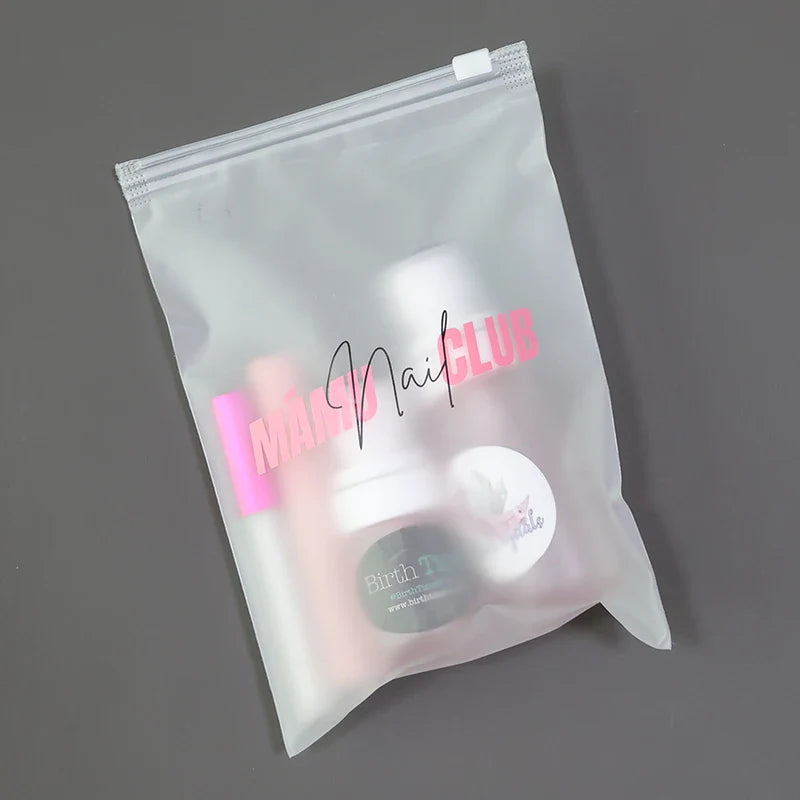 Custom Biodegradable Plastic Clothing Packaging Bags for Packaging Shipping Zipper Bag with Own logo Zip Bag