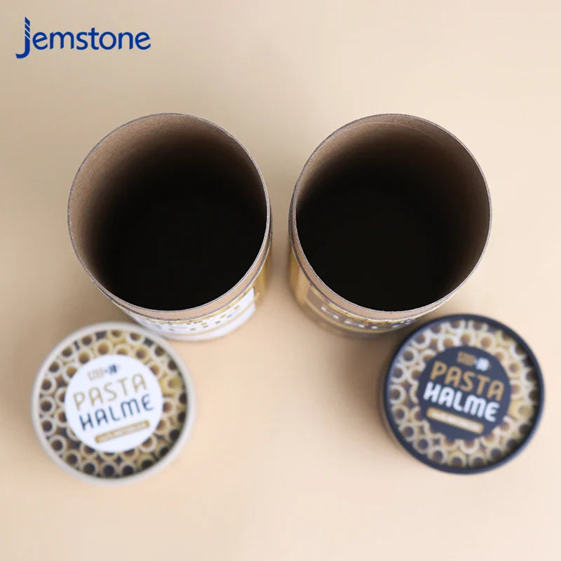 Customized Logo Composite Paper Cans Designed CMYK Printing Salt Seasoning Spice Paper Tubes