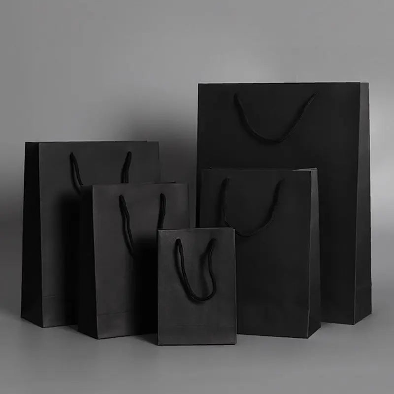 Wholesale Cheap Paper Handheld Bags with Flat Handles - Bulk Packaging Bags for Small Businesses & Markets (Low MOQ)
