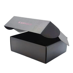 Custom Logo Cajas Corrugated Skincare Clothing Mailing Delivery Cardboard Post Paper Packaging Box Eco-Friendly Sponge Socks
