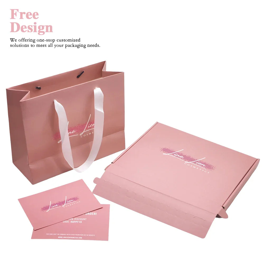Custom Small Jewellery Paper Cardboard Ring Drawer Packaging Jewelry Box and Bag With Logo Printed