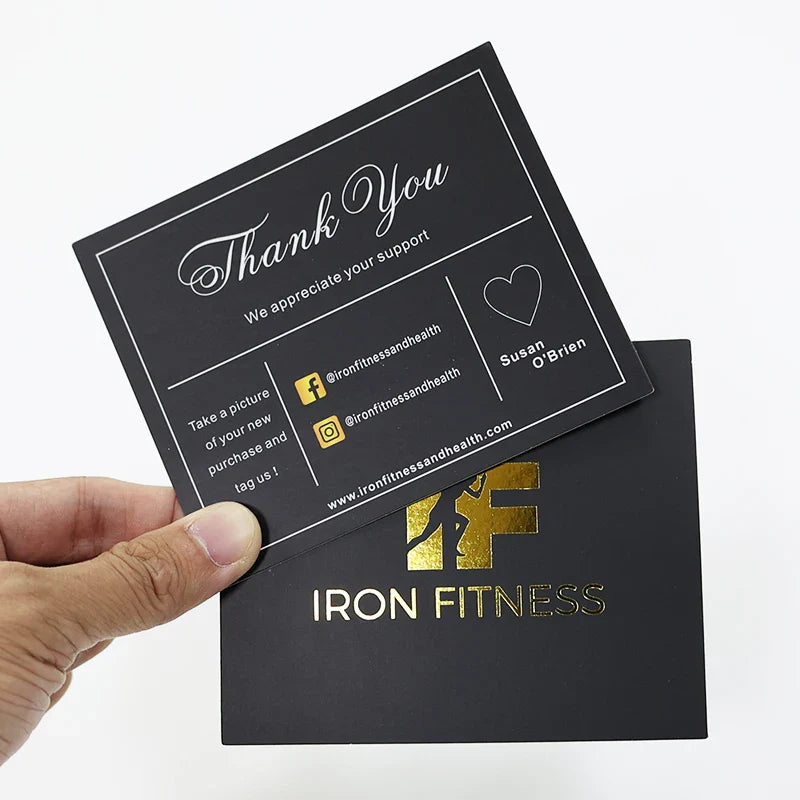 ODM Custom Colorful Logo Paper Insert Postcard Gift Business Cards Promotion Thank You Card for Small Business