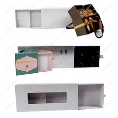 Customized Slid Out Open Sleeve Ribbon Pull Tab Box With Logo Jewelry Drawer Gift Boxes