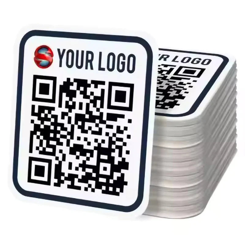 Custom Uv Resistant Waterproof Viny PVC Die Cut Sticker Logo Label Printing Dye Cut Stickers With Qr Code for Promotion