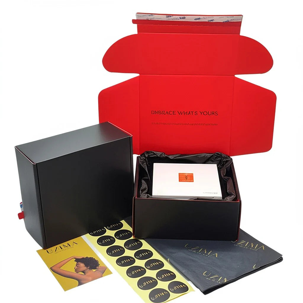 Custom logo Hat Tshirt Cosmetic Cardboard Reusable Express Corrugated Tear Strip Carton Delivery Box With Adhesive Strips