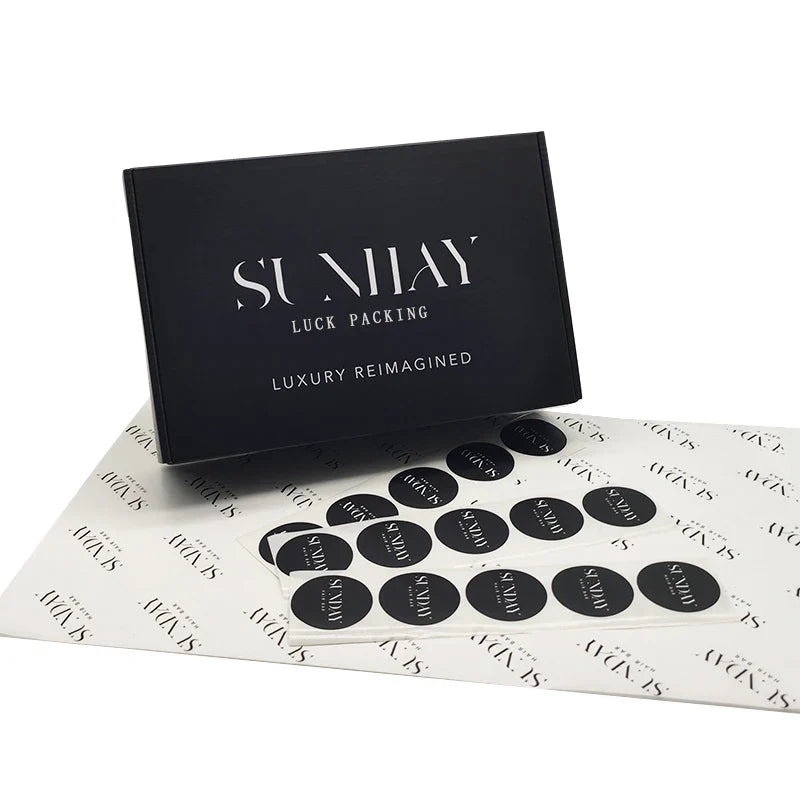Customized Unique Anti-scratch Film Design Matte Black Shipping Packing Box Corrugated Paper Boxes With Paper Card Insert