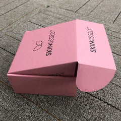 Custom Pink Mailing Paper Boxes for Packiging, Packing Shipping Zipper Corrugated Mailer Box Packaging With Logo Custom Printed