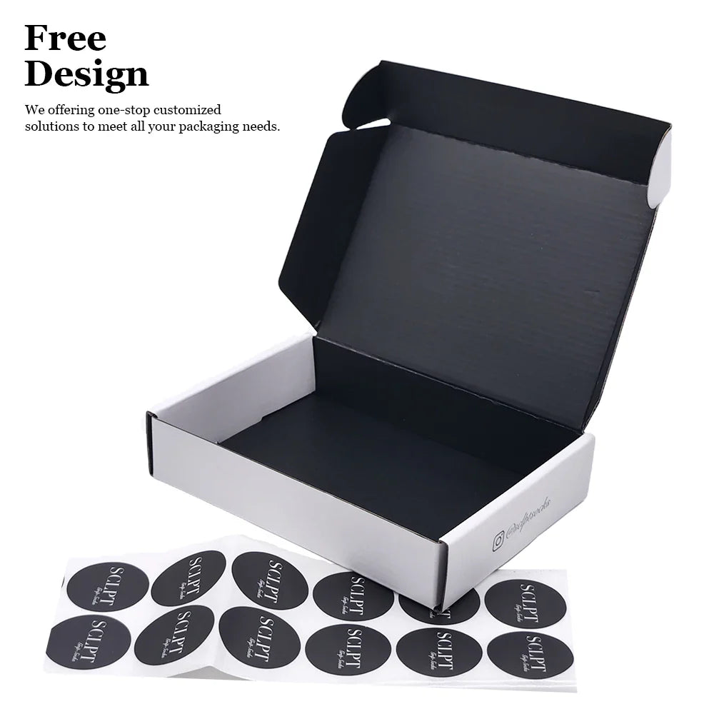 Custom Boxes with logo Packaging Gift Mailer Kraft Corrugated Box Paper Packaging Boxes for Men Shipping