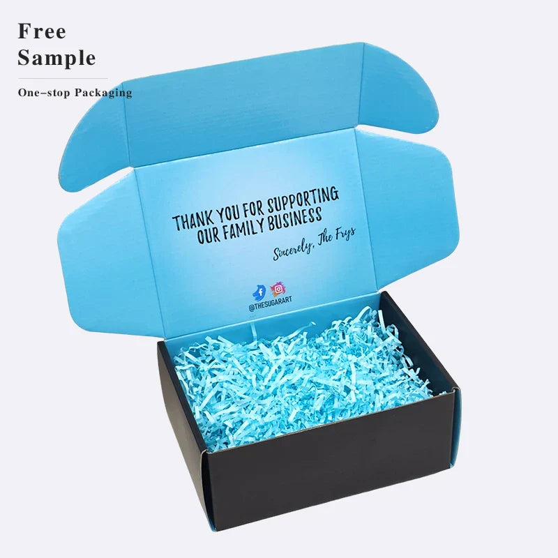 Luxury Recycled Sweets Christmas Eve New Year Gift Big Packaging Boxes for Shipping Packiging Custom Logo