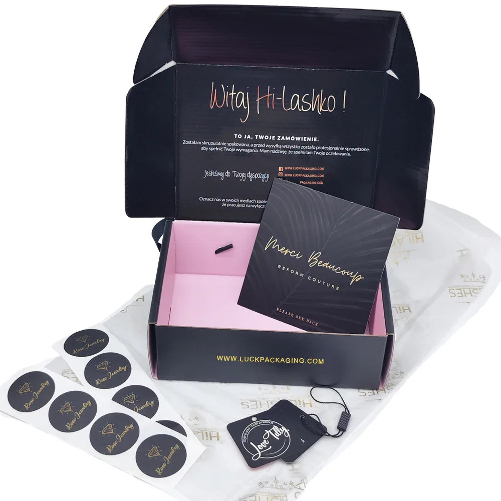 FSC Corrugated Carton Mailing Paper Gift Cardboard Shipping Custom Boxes Packaging with Your Own logo