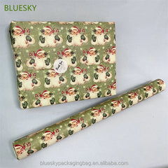 Retail Christmas Wrapping Paper Wholesale Christmas Paper Certified Christmas Wrap Seasonal Holiday Packaging Paper