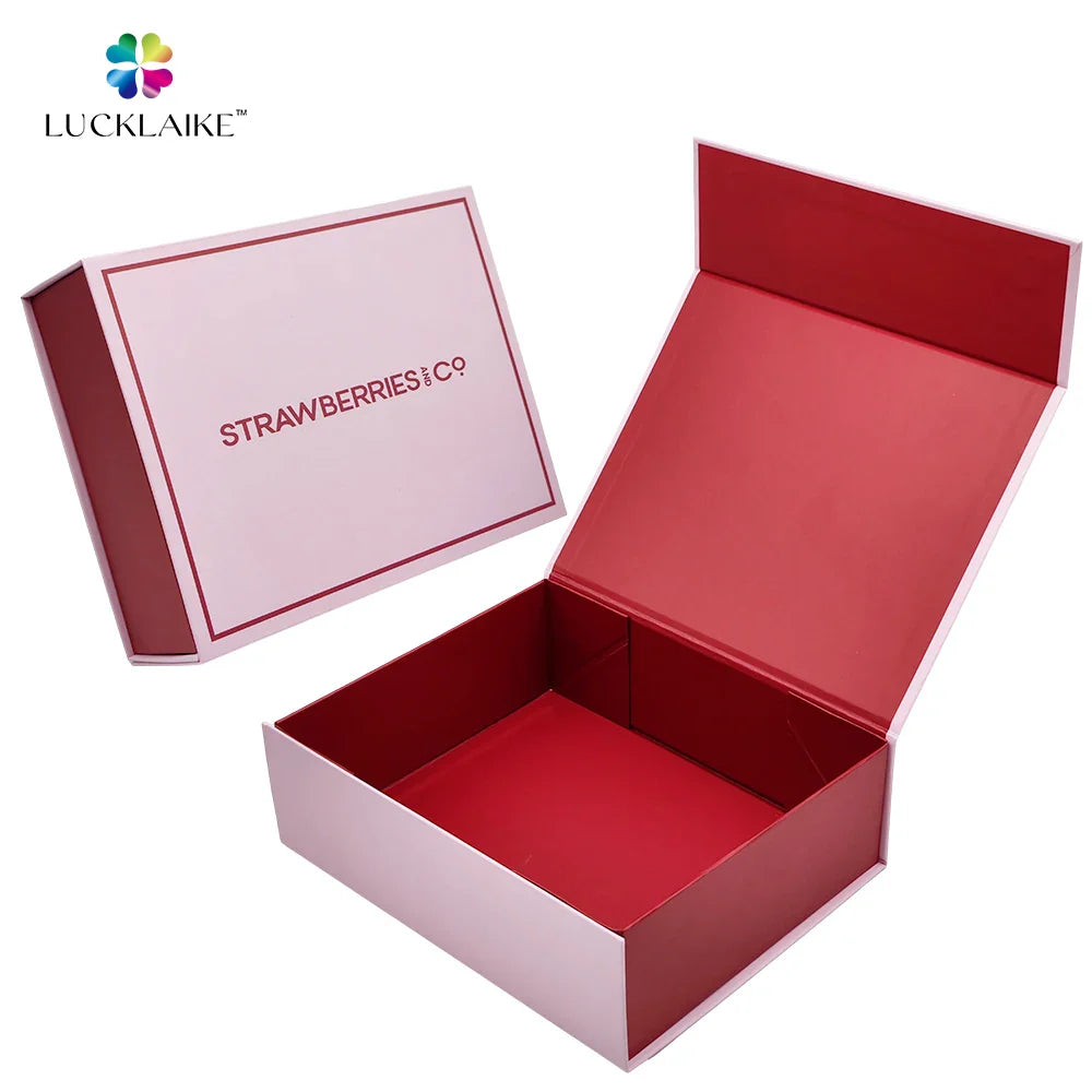 Luxury Cardboard Matte Black Rigid Card Package Gift Foldable Magnetic Closure Boxes Wholesale Custom Packaging