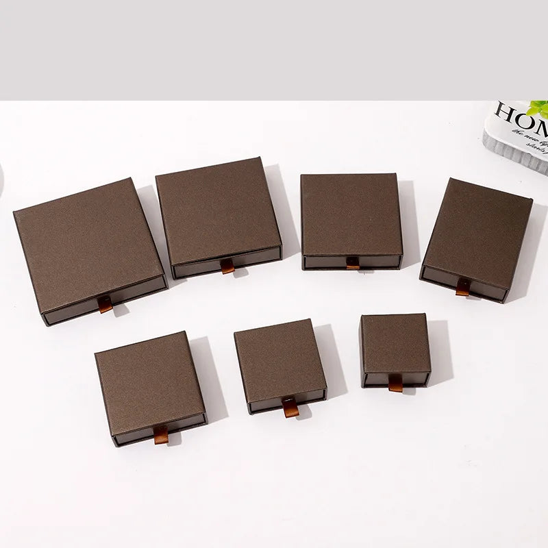High Quality Paper Cardboard Jewelry Gift Boxes Colorful Paper Sliding Drawer Cardboard Box Drawer Box Sliding Gift